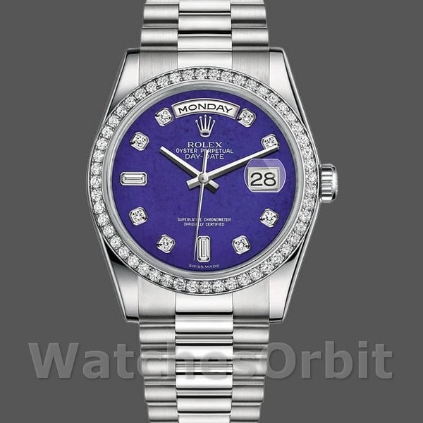 Replica Rolex Day-Date 36mm Unisex-118346-Lapis Lazuli Quadrante Blu Unisex-118346-Lapis Lazuli Quadrante Blu