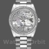 Replica Rolex Day-Date 36mm Unisex-118346-Comparatore bianco MOP Unisex-118346-Comparatore bianco MOP