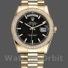 Replica Rolex Day-Date 36mm Unisex-118348-Comparatore nero unisex<br />