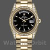 Replica Rolex Day-Date 36mm Unisex-118388-Calendario nero Indice nero Unisex-118388-Calendario nero