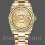 Replica Rolex Day-Date Unisex 36mm Unisex-118388-Champagne Quadrante Indice Champagne