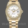 Replica Rolex Day-Date 36 mm Unisex-118388-Componente bianco con numeri romani Bianco<br />