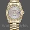 Replica Rolex Day-Date 36 mm Unisex-118388-Giallo Oro-Argento Quadrante Indice Argento