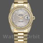 Replica Rolex Day-Date 36 mm Unisex-118388-Giallo Oro-Argento Quadrante Indice Argento