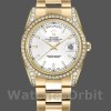 Replica Rolex Day-Date 36mm Unisex-118388-Dal quadrante oro giallo-bianco Bianco<br />