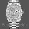 Replica Rolex Day-Date 36mm Unisex-118389-Meteorite Quadrante Grigio Meteorite unisex<br />