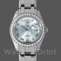 Replica Rolex Day-Date-18946 da uomo, 39 mm, quadrante romano blu ghiaccio, Edizione speciale, Uomo Blu ghiaccio
