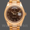 Replica Rolex Day-Date-218235, 41 mm, quadrante marrone cioccolato, oro rosa, Uomo, marrone cioccolato