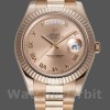 Replica Rolex Day-Date-218235 da uomo, 41 mm, oro rosa, quadrante romano rosa, Uomo Rosa