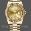 Replica Rolex Day-Date-218238 da uomo, 41 mm, oro giallo, quadrante champagne, Champagne da uomo