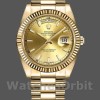 Replica Rolex Day-Date-218238 da uomo, 41 mm, oro giallo, quadrante champagne, Champagne da uomo