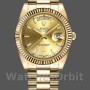 Replica Rolex Day-Date-218238 da uomo, 41 mm, oro giallo, quadrante champagne, Champagne da uomo