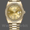 Replica Rolex Day-Date-218348, 41 mm, quadrante champagne con diamanti, Uomo Champagne