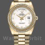 Replica Rolex Day-Date-218348 da uomo, 41 mm, quadrante bianco romano, bianco da uomo