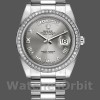 Replica Rolex Day-Date-218349, 41 mm, quadrante grigio rodio, Uomo Grigio