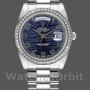 Replica Rolex Day-Date-218349, 41 mm, quadrante blu Wave, Uomo Wave Blue