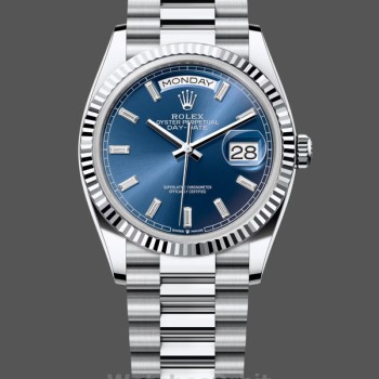 Replica Rolex Datejust 36-m126284RBR 0017 unisex, 36 mm, acciaio inossidabile, giubileo romano bianco, bianco