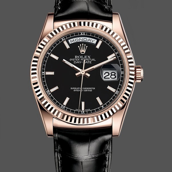 Replica Rolex Day Date 36-m128239 0069, oro bianco, quadrante blu con diamanti, blu