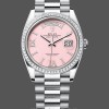 Replica Rolex Day Date 40-M228236 0024, Oro bianco, Quadrante blu Ombre, Quadrante blu Ombre, Uomo
