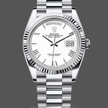 Replica Rolex Datejust 31-278274 0010, Quadrante romano bianco, Lunetta scanalata, Giubileo, Donna Bianco