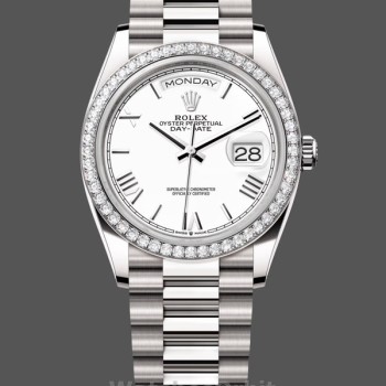 Replica Rolex Datejust 41-126334 0024, Automatico, Quadrante bianco, Bianco, Uomo