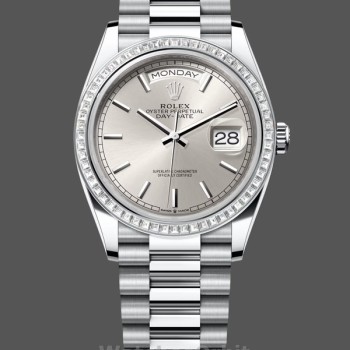 Replica Rolex Datejust 41-126334 0024, Automatico, Quadrante bianco, Bianco, Uomo
