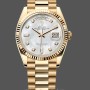 Replica Rolex Day Date 36-M128236 0020, oro bianco, quadrante blu, quadrante blu