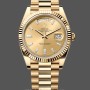 Replica Rolex Day-Date 40-m228238 0005, Oro giallo, Quadrante champagne, Quadrante champagne, Uomo