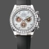 Replica Rolex Daytona Cosmograph-126589RBR 0001 da uomo, 40 mm, uscita 2024, quadrante bianco madreperla