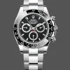 Replica Rolex Cosmograph Daytona 40MM Oystersteel Uomo M126500LN - Edizione 2024 Nero