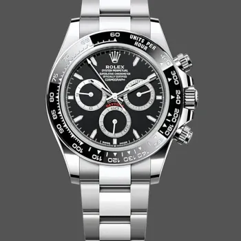 Replica Rolex Cosmograph Daytona 40MM Oystersteel Uomo M126500LN - Edizione 2024 Nero