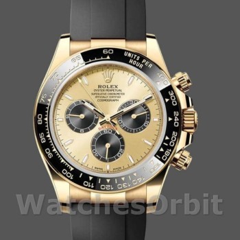 Replica Rolex Cosmograph Daytona-126518LN da uomo, oro giallo