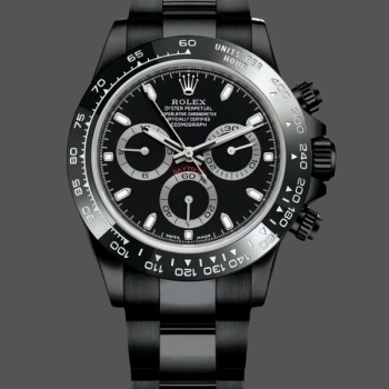 Replica Rolex Cosmograph Daytona Uomo 116500LN Carbon Black Edizione Limitata Quadrante Nero