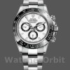 Replica Rolex Cosmograph Daytona 40mm Uomo-116500LN-Acciaio inossidabile-Calendario bianco Bianco