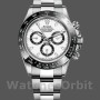 Replica Rolex Cosmograph Daytona 40mm Uomo-116500LN-Acciaio inossidabile-Calendario bianco Bianco