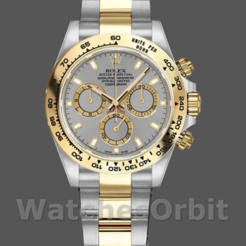Replica Rolex Cosmograph Daytona-116503, 40 mm, quadrante indicizzato rodio, Uomo Rodio
