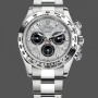 Replica Rolex Cosmograph Daytona-116509, 40 mm, quadrante grigio meteorite, Uomo, grigio meteorite