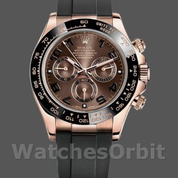 Replica Rolex Cosmograph Daytona 40mm Uomo-116515LN-Calendario arabo color cioccolato