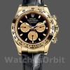 Replica Rolex Cosmograph Daytona 40mm Uomo-116518-Comparatore nero e champagne Nero<br />