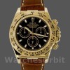 Replica Rolex Cosmograph Daytona 40mm Uomo-116518-Cinturino in pelle marrone Nero