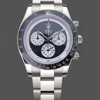 Replica Uomo Rolex Cosmograph Daytona 116520 Bamford Heritage Paul Newman Quadrante Nero 40MM Acciaio Quadrante Nero