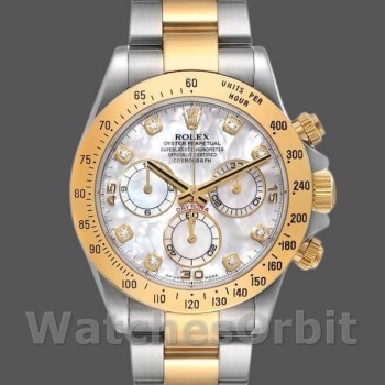 Replica Rolex Cosmograph Daytona 40mm Uomo-116523-Diamond-MOP Quadrante MOP