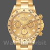Replica Rolex Cosmograph Daytona 40 mm Uomo-116528-Champagne Quadrante Diamante Champagne