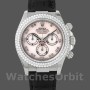 Replica Rolex Cosmograph Daytona-116589, 40 mm, quadrante bianco MOP arabo, Uomo MOP