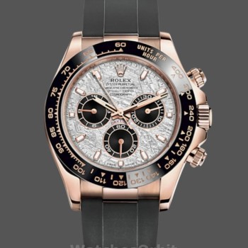 Replica Rolex Cosmograph Daytona 40mm Quadrante Meteorite Uomo Oro Everose - 116515LN 0055 Quadrante Meteorite