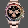 Replica Rolex Cosmograph Daytona 40-116595RBOW, zaffiro nero, quadrante arcobaleno, uomo Quadrante nero