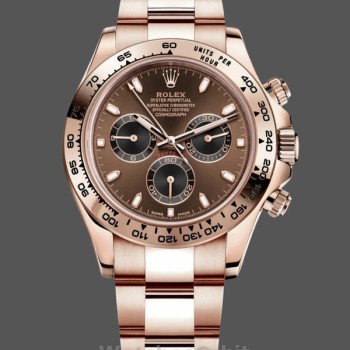 Replica Rolex Cosmograph Daytona 116505 Everose 40mm Quadrante Cioccolato Uomo Quadrante Cioccolato