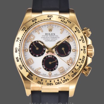 Replica Rolex Cosmograph Daytona Uomo Oro Giallo Quadrante Argento 116518 Quadrante Argento