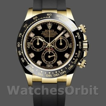 Replica Rolex Daytona 40 mm Uomo-116518LN-Dialetto nero Diamante nero Diamante nero