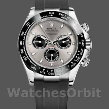 Replica Rolex Daytona 40mm Uomo-116519-Grigio Quadrante Grigio Uomo
